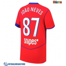 Fotballdrakt Herre Paris Saint-Germain Joao Neves #87 Tredjedrakt 2025-26 Kortermet